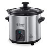Russell Hobbs Mijoteur Electrique [Programmable] Compact Home 2 L, Cuve en ceramique amovible, 3 Températures réglables, Ma
