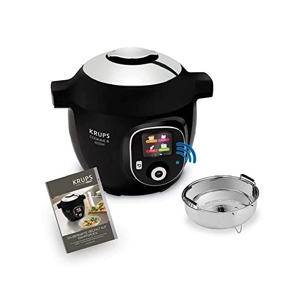 Krups Plastique Multicuiseur Cook4Me+ Connect. Noir