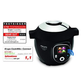 Krups Plastique Multicuiseur Cook4Me+ Connect. Noir