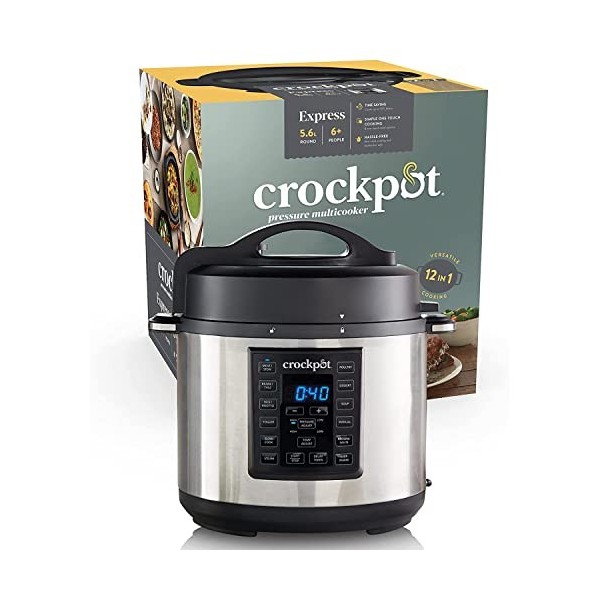 Mijoteuse numérique à cuisson lente Lift & Serve Crock-Pot avec couvercle à charnière et minuterie à rebours programmable | 4