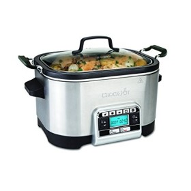 Multicuiseur Crockpot, programmable avec fonction mijoter, dorer, rôtir, cuire à la vapeur 5,6L 6-7 pers. , bol amovible [CS