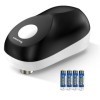 hoyiours Ouvre Boîte Électrique Bord non Coupant Ouvre-boite de Conserve Electrique sans Fil Automatique avec 4 Piles pour le