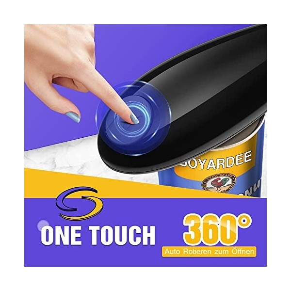 Ouvre-boîte électrique pour les personnes âgées, les patients souffrant darthrite et les cuisiniers pour ouvrir les boîtes d