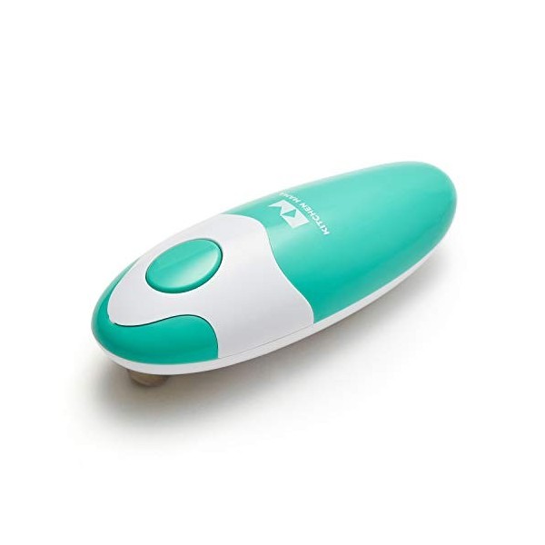Ouvre-boîte électrique automatique Kitchen Mama : ouvrez vos boîtes de conserve/canettes d’une simple pression sur un bouton.