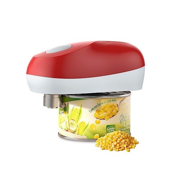 Ouvre-boîte électrique, One Touch ouvre automatiquement la boîte pour nimporte quelle taille, bord lisse et cadeau sûr pour 
