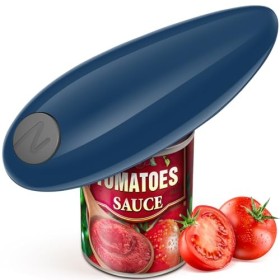 Ouvre-boîte électrique, un bouton tactile est sûr à utiliser et sans bords tranchants, facile à utiliser pour les mains arthr