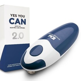 Kitchen Mama Auto 2.0 Ouvre-boîte électrique : la lame raffinée ouvre presque toutes les boîtes de conserve - automatique, ma