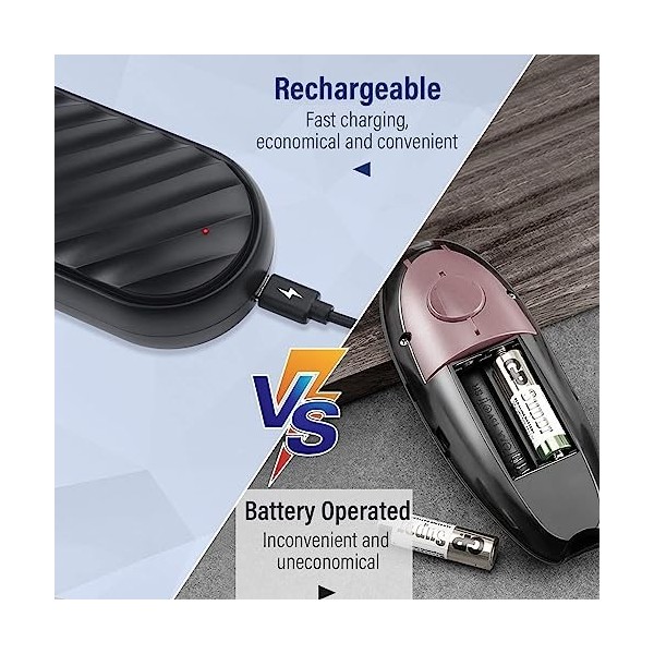 JEEWHEET Ouvre-boîte électrique, ouvre-boîte automatique One Touch, ouvre-boîte rechargeable, avec lame remplaçable, pas de b