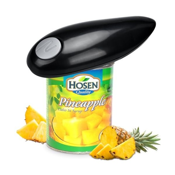 Ouvre Boite Electrique, Ouvre Boite Automatique Une Touche pour Personnes Souffrant darthrite - Noir