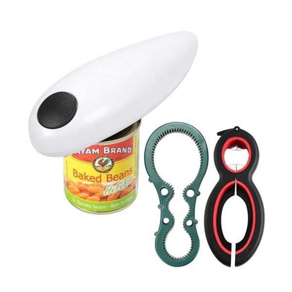 Zhixifan Ouvre-boîte électrique à bord lisse avec interrupteur à une touche, ouvre-boîte électrique automatique, de qualité a