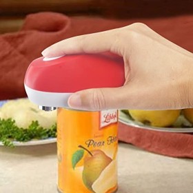 Kratax Ouvreboîte électronique automatique à une seule touche, sans bords tranchants, ouvreboîtes pour presque les tailles de