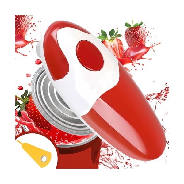 Ouvre-boîte électrique, Ouvre Boite de Conserve Automatique, Ouverture Automatique de La Boîte en Un Clic, Incision Douce San