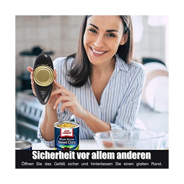 Ouvre-boîte électrique pour les personnes âgées, les patients souffrant darthrite et les cuisiniers pour ouvrir les boîtes d