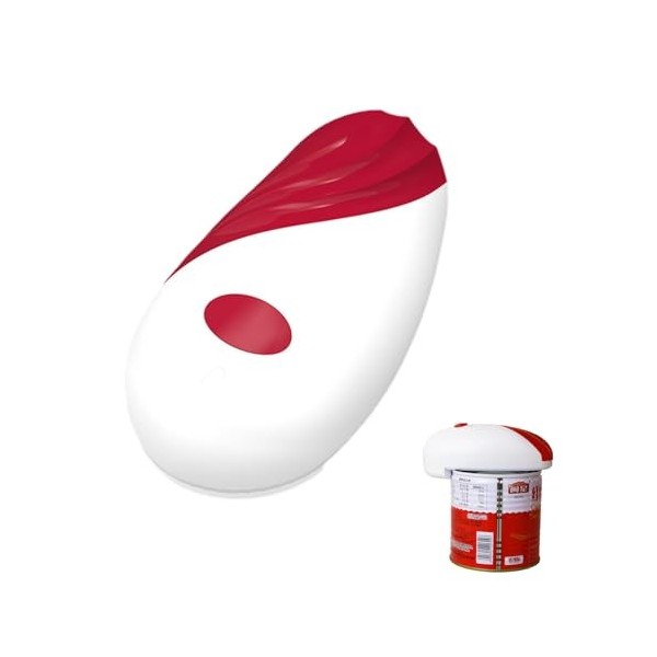 Xinlie Ouvre Boite de Conserve Electrique Ouvre-Boîte Electrique à Bord Lisse One Touch pour Personnes Darthrite,Interrupteu