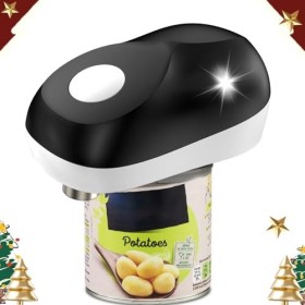 Ouvre-boîte électrique One Touch mains libres pour mains arthritiques, fonctionnement simple, bords lisses et sûrs, livré ave