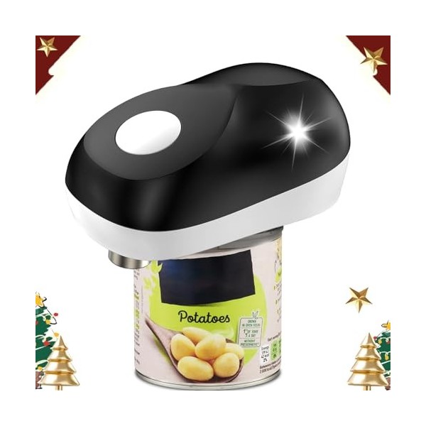 Ouvre-boîte électrique One Touch mains libres pour mains arthritiques, fonctionnement simple, bords lisses et sûrs, livré ave