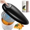 Ouvre-boîte électrique Une Seule Touche Ouvre Boite de Conserve Sans Bord Tranchant Rotation automatique à 360° et arrêt auto