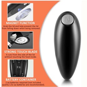 Ouvre-boîte électrique mains libres pour larthrite avec interrupteur One Touch Switch