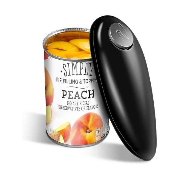 YUET Ouvre-boîte électrique, Gadget Cuisine et Utile, Bords lisses, Ouvre-Bocal Automatique Mains Libres avec Moins pour Pers