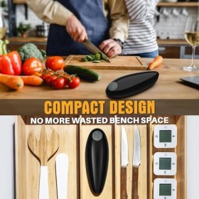 YUET Ouvre-boîte électrique, Gadget Cuisine et Utile, Bords lisses, Ouvre-Bocal Automatique Mains Libres avec Moins pour Pers