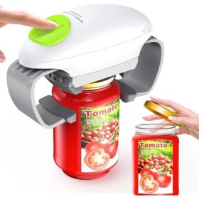 Sonhomay Ouvre-bocal électrique automatique portable One Touch Ouverture automatique Gadget de cuisine Outil pour nouveau boc