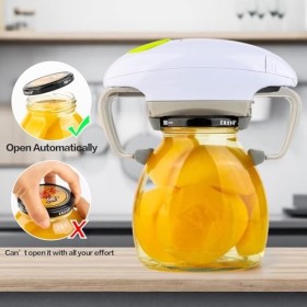 Sonhomay Ouvre-bocal électrique automatique portable One Touch Ouverture automatique Gadget de cuisine Outil pour nouveau boc