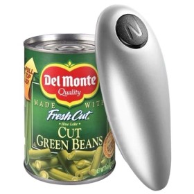 Ouvre-Boîte Électrique - Ouvre-Boîte de Conserve et Ouvre-Bocal Automatique, Idéal pour les Boîtes de Conserve et les Bocaux,