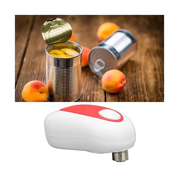 Ouvre-boîte électrique Natudeco One Tuch Operation Ouvre-boîte automatique portable Ouvre-boîte à piles pour les chefs de cui