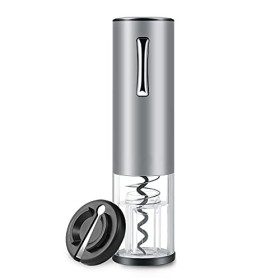 Wiwoney - Tire-bouchon électrique en acier inoxydable - tire-bouchon portable et rechargeable avec câble de chargement de typ