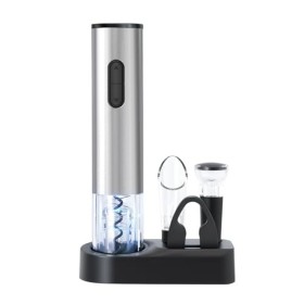 ELMWAY Ensemble tire-bouchon électrique avec coupe-capsule, aérateur de vin, bouchons sous vide, décapsuleurs réutilisables a