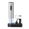 ELMWAY Ensemble tire-bouchon électrique avec coupe-capsule, aérateur de vin, bouchons sous vide, décapsuleurs réutilisables a