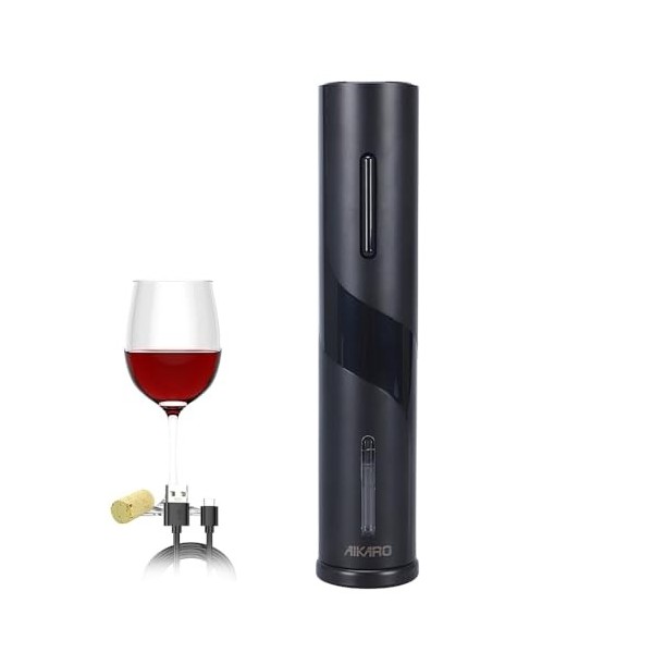 AIKARO - Ouvre Bouteille Electrique Tire Bouchon Screwpull Automatique, Rechargeable