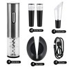 Cieex Tire Bouchon Électrique Rechargeable, Ouvre Bouteille Electrique avec Coupe-Capsule, Bouchon à Vin, Verseur, Idéal cade