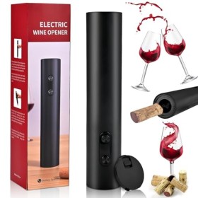 Herboom Tire-bouchon électrique, ouvre-bouteille de vin, coffret cadeau pour la maison, le restaurant, la fête, fonctionne av