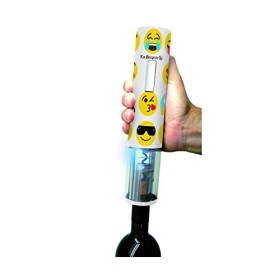 VIN BOUQUET FID 186 Tire-Bouchon électrique, Acier au Manganèse et ABS, Multicolore, 28,5 x 10,5 x 9,5 cm