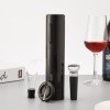 Kavydens Kit douverture de bouteille de vin électrique rechargeable, bouchon de vide, coupe-feuille