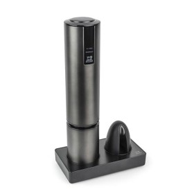 PEUGEOT - Elis Touch - Tire-Bouchon Electrique Rechargeable En Inox et ABS + Socle de Chargement + Coupe-Capsule - Batterie L