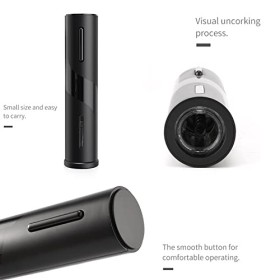 SUOXU Lot de 3 tire-bouchon électrique pour bouteille de vin et de bière - Coupe-capsule magnétique - pour les amateurs de vi