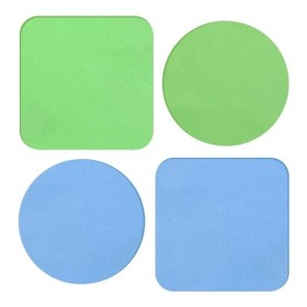 Lot de 4 coussinets souples réutilisables en caoutchouc de silicone pour les mains faibles, les femmes âgées