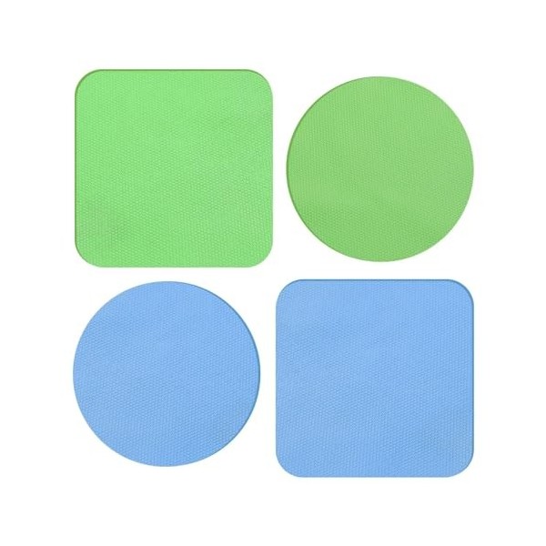 Lot de 4 coussinets souples réutilisables en caoutchouc de silicone pour les mains faibles, les femmes âgées