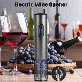 Décapsuleur électrique - Tire-bouchon automatique - Kit décapsuleur sans fil avec coupe-capsule - Tire-bouchon rechargeable e