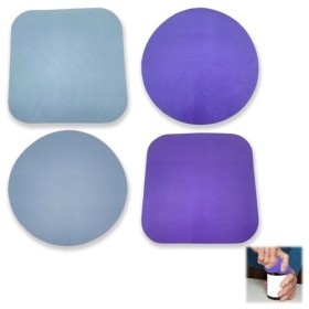 Lot de 4 tampons de préhension réutilisables en caoutchouc pour couvercles de bocaux - Convient à la plupart des bouteilles, 