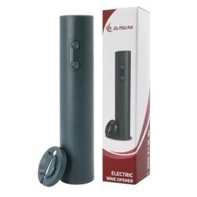 ELMWAY Tire-bouchon électrique sans fil à piles pour la maison, les bars coupe-capsule et 4 piles AA non incluses - Vert