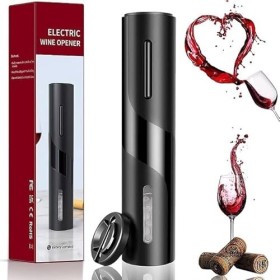 Tire-bouchon électrique pour bouteille de vin - ouvre bouteille automatique - deboucheur electrique 23 cm de haut et 5 de lar
