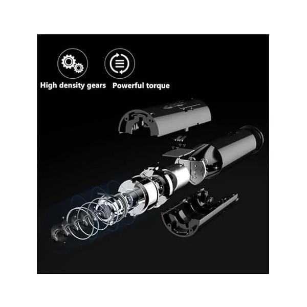 Tire-bouchon électrique pour bouteille de vin - ouvre bouteille automatique - deboucheur electrique 23 cm de haut et 5 de lar