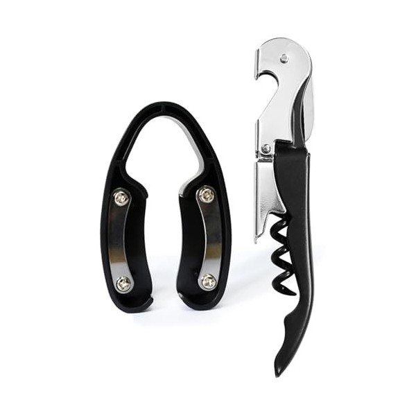Accessoire de Coupe-feuille pour Ouvre-bouteille de Vin - Set de Décapant en Aluminium pour Tire-bouchon, Ouvre-bouteille Mul
