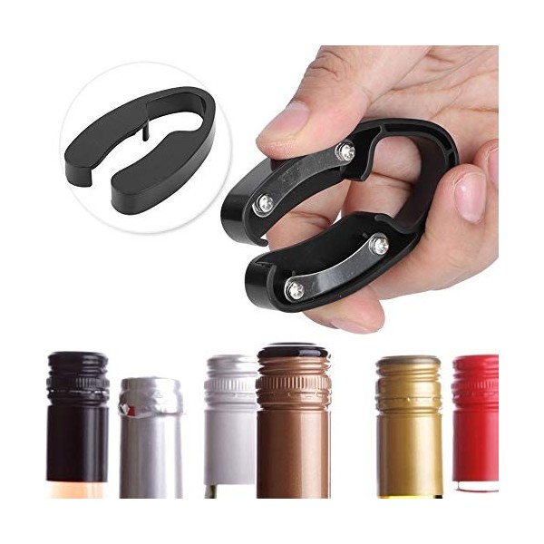 Tire-bouchon à Vin, Lame de Décapant de Feuille de Vin, Outil Douvre-Bouteille de Tire-bouchon Demballage de Bouteille de V