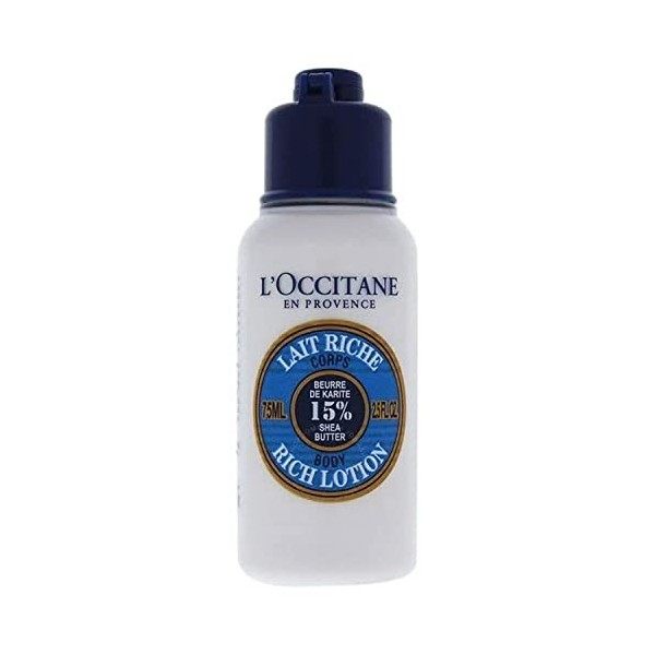 Shea Butter Rich Body Lotion by LOccitane for Unisex - 2.5 oz Body Lotion