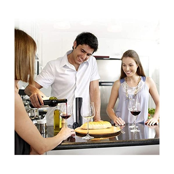 Deals Ouvre-bouteille électrique ensemble douvre-bouteille électrique avec pile coupe-papier feuille bouchon bouteille de vi