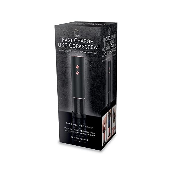 Bar Originale Tire-bouchon électrique USB à charge rapide